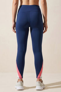 Zelocity Quick Dry Gym Leggings - Medieval Blue — thumbnail 2